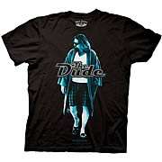 The Big Lebowski The Dude Black And Blue T-Shirt